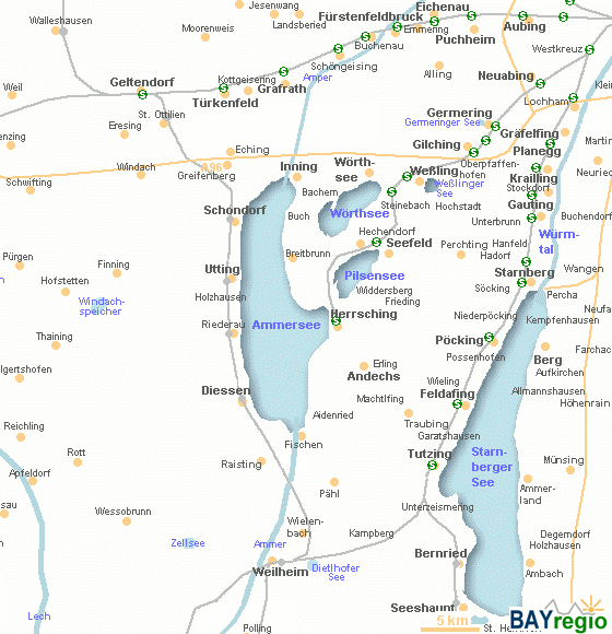 Ammersee-Karte