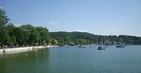 Blick auf das Ammersee-Ufer