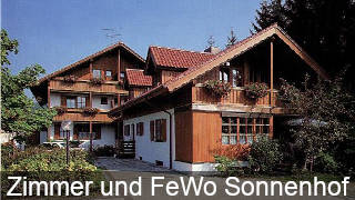 Ferienwohnungen und Zimmer im Sonnenhof in Herrsching am Ammersee