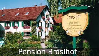 Ferienwohnungen und Zimmer in der Pension Broslhof am Ammersee